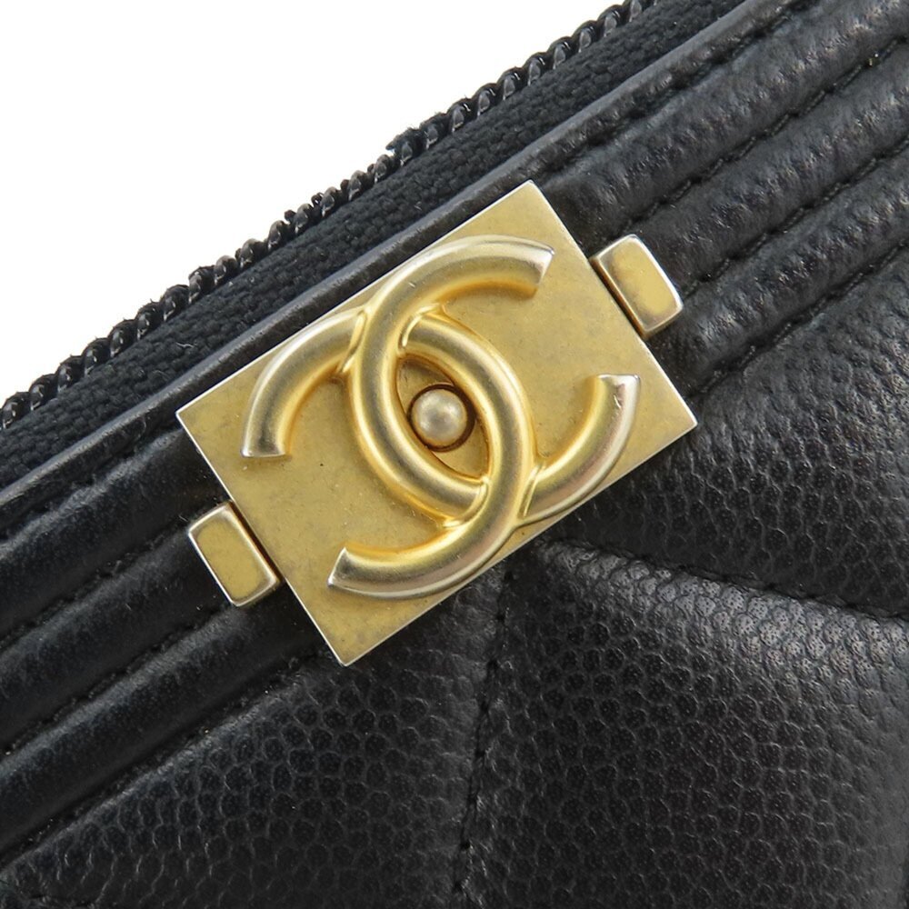 CHANEL Black Caviar Leather Wallet - Picture 5 of 11